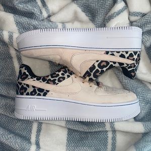BRAND NEW - never worn Cheetah Nike Air Forces